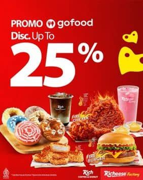 Promo Harga Promo GoFood  - Richeese Factory