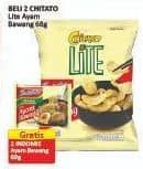 Promo Harga Chitato Lite Snack Potato Chips Ayam Bawang 68 gr - Alfamart