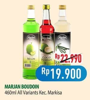 Promo Harga Marjan Syrup Boudoin Kecuali Markisa 460 ml - Hypermart