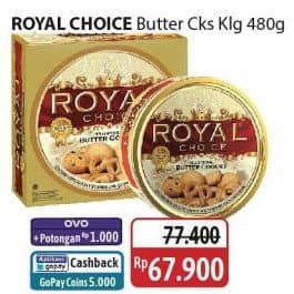 Promo Harga Danish Royal Choice Butter Cookies 480 gr - Alfamidi