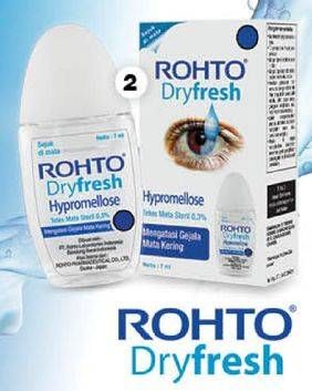 Promo Harga ROHTO Obat Mata Dry Fresh 7 ml - Guardian