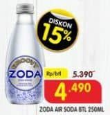 Promo Harga Zoda Air Soda 250 ml - Superindo