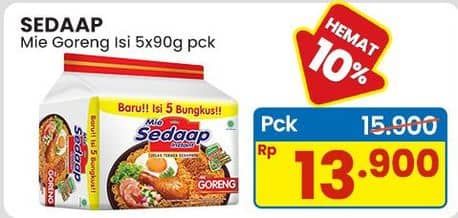 Promo Harga Sedaap Mie Goreng Original per 5 pcs 90 gr - Indomaret