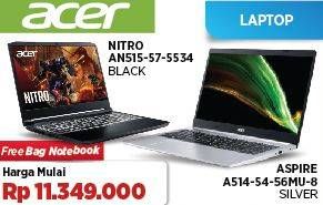 Promo Harga Acer Nitro AN515-57-5534/Aspire A514-54-56MU-8  - COURTS