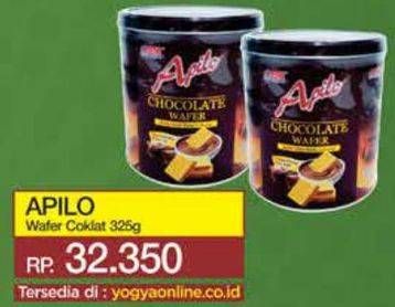 Promo Harga ASIA APILO Chocolate Wafer 325 gr - Yogya