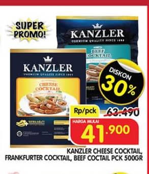 Promo Harga Kanzler Cocktail/Frankfuter  - Superindo