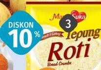 Promo Harga Mamasuka Tepung Roti 100 gr - LotteMart