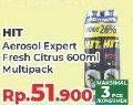 Promo Harga HIT Aerosol Expert Fresh Citrus 600 ml - Yogya