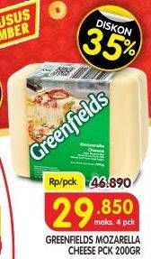 Promo Harga GREENFIELDS Cheese 200 gr - Superindo