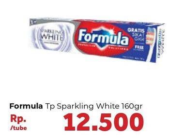 Promo Harga FORMULA Pasta Gigi Sparkling White 160 gr - Carrefour