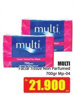 Promo Harga MULTI Facial Tissue MP04 Non Perfumed 700 gr - Hari Hari