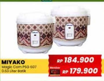 Promo Harga Miyako PSG 607 Batik Rice Cooker  - Yogya