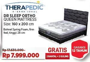 Promo Harga Therapedic Dr Sleep Mattress 160x200cm  - COURTS