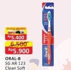 Promo Harga ORAL B Toothbrush All Rounder 1 2 3 Soft  - Alfamart