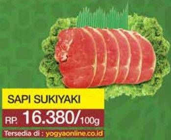 Promo Harga Sapi Sukiyaki per 100 gr - Yogya