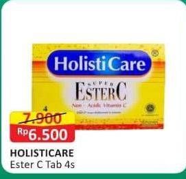Promo Harga HOLISTICARE Super Ester C 4 pcs - Alfamart