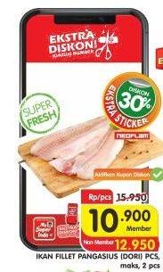 Promo Harga Ikan Fillet Pangasius Dori  - Superindo