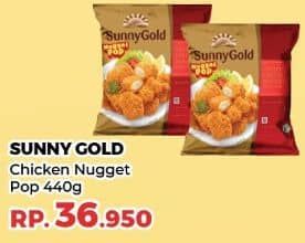 Promo Harga Sunny Gold Chicken Nugget Pop 440 gr - Yogya