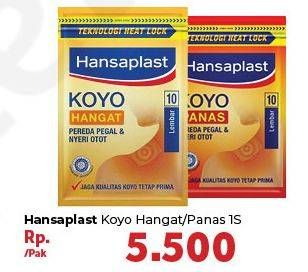 Promo Harga HANSAPLAST Koyo Hangat, Panas  - Carrefour