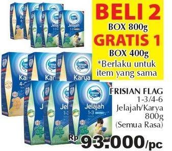 Promo Harga FRISIAN FLAG 123 Jelajah / 456 Karya All Variants 800 gr - Giant