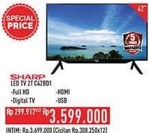 Promo Harga Sharp 2T-C42BD1i | LED TV 42"  - Hypermart