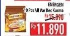 Promo Harga ENERGEN Cereal Instant Kecuali Kurma per 10 sachet 30 gr - Hypermart