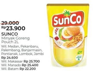 Promo Harga SUNCO Minyak Goreng 2 ltr - Alfamart