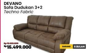 Promo Harga Courts New Devano Sof Dudukan 3 + 2 Fabric  - COURTS