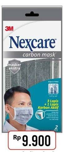 Promo Harga 3M NEXCARE Masker Carbon  - Alfamart