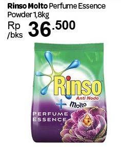 Promo Harga RINSO Molto Ultra Detergent Bubuk Perfume Essence 1800 gr - Carrefour