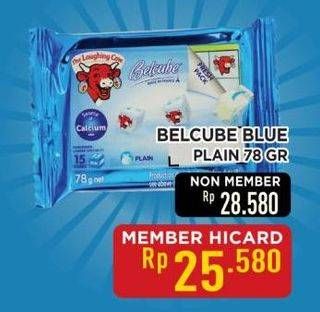 Promo Harga Belcube Cheese Spread Plain 78 gr - Hypermart