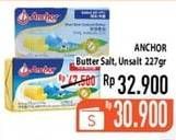 Promo Harga ANCHOR Butter Salted, Unsalted 227 gr - Hypermart