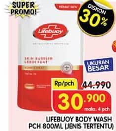 Promo Harga Lifebuoy Body Wash 800 ml - Superindo