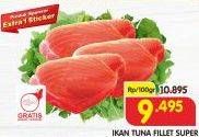 Promo Harga Tuna Fillet per 100 gr - Superindo