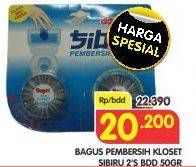 Promo Harga BAGUS SIBIRU Pembersih Toilet 50 gr - Superindo