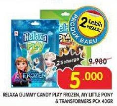 Promo Harga RELAXA Candy Play Little Pony, Transformers 40 gr - Superindo