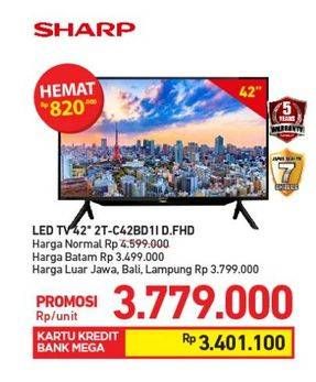 Promo Harga SHARP 2T-C42BD1i | LED TV 42"  - Carrefour