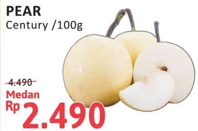 Promo Harga Pear Century per 100 gr - Alfamidi