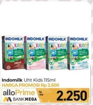 Promo Harga Indomilk Susu UHT Kids 115 ml - Carrefour