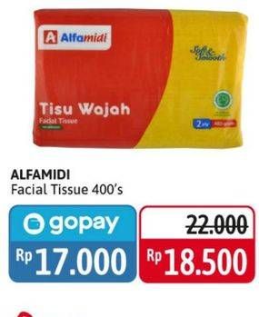 Promo Harga ALFAMIDI Facial Tissue 400 gr - Alfamidi