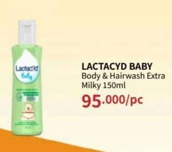 Promo Harga Lactacyd Baby Body & Hair Wash Extra Milky 150 ml - Guardian