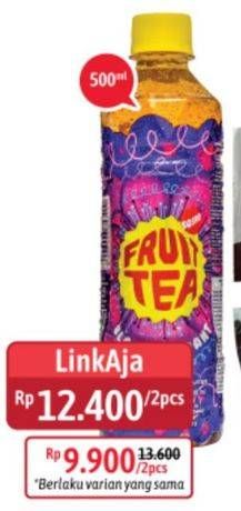 Promo Harga SOSRO Fruit Tea per 2 botol 500 ml - Alfamidi