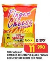 Promo Harga NISSIN Finger Cheese / Crackers  - Superindo