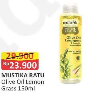 Promo Harga MUSTIKA RATU Olive Oil Lemon Grass 150 ml - Alfamart