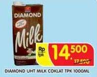 Promo Harga DIAMOND Milk UHT Coklat 1000 ml - Superindo
