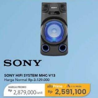 Promo Harga Sony MHC-V13  - Carrefour