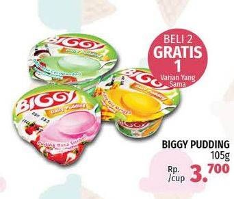 Promo Harga BIGGY Dairy Pudding 105 gr - LotteMart