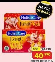 Promo Harga HOLISTICARE Super Ester C Kids 30 pcs - Superindo