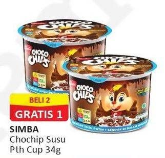 Promo Harga SIMBA Cereal Choco Chips Susu Putih 37 gr - Alfamart