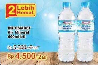 Promo Harga INDOMARET Air Mineral 600 ml - Indomaret